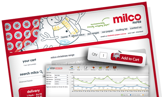 Ashop Commerce Hosted online store software lets you easily build an online store in minutes.